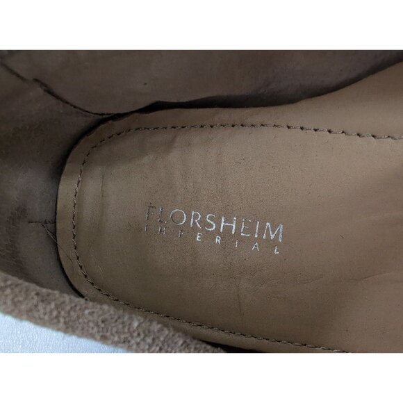 Florsheim Denison Driver Loafer Mens 12 Tan Suede Slip On Classic Casual - Picture 9 of 10